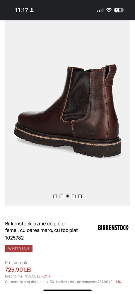 Bocanci/ghete Birkenstock