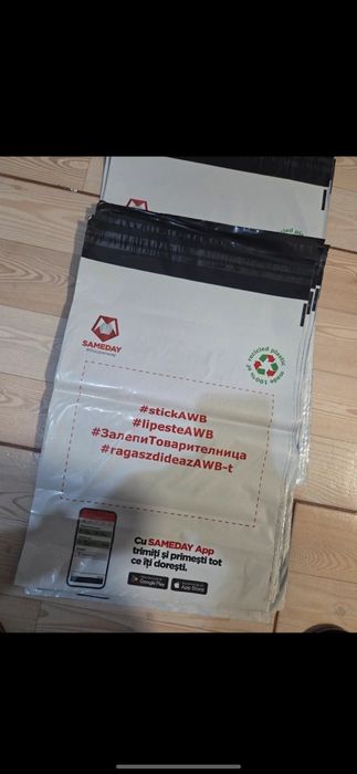 Pungi curierat I 30x40 CARGUS sau SAMEDAY CALITATE