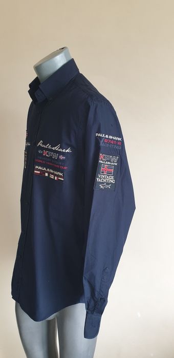 Paul & Shark KIPAWA Cotton Mens Size 40 / M  ОРИГИНАЛ! Мъжка Риза!