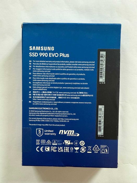 SSD Samsung 990 Evo Plus - 2 Tb ! SIGILAT + Garantie