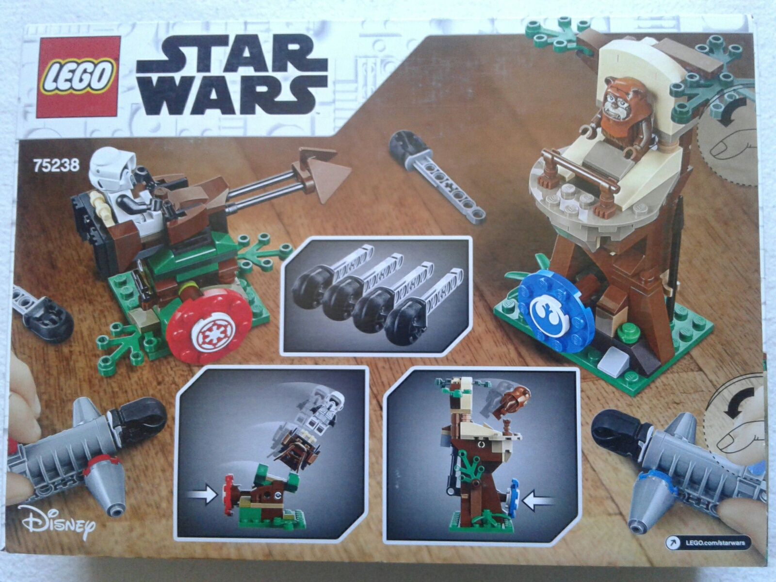 Lego StarWars 75238 Atac pe campul de lupta Endor, nou, sigilat