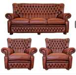 Кожена холова гарнитура Chesterfield