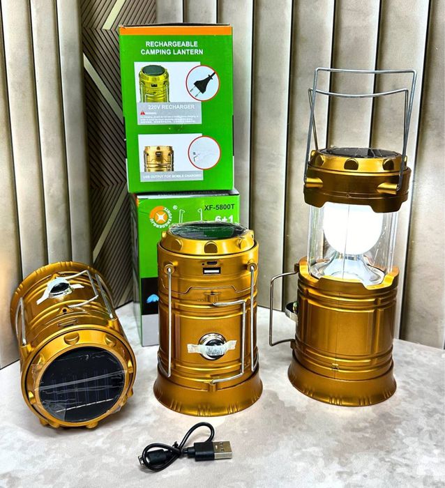 Подвесной фонарь с солнечной батареей, самозарядный, с ключом