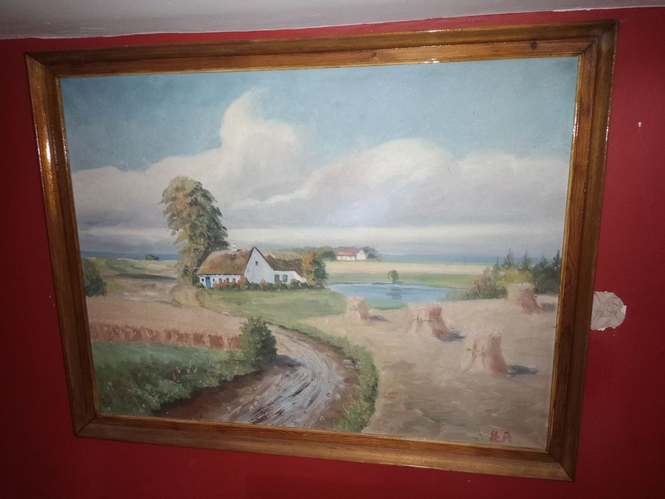 Маслени картини  с реставрирани рамки