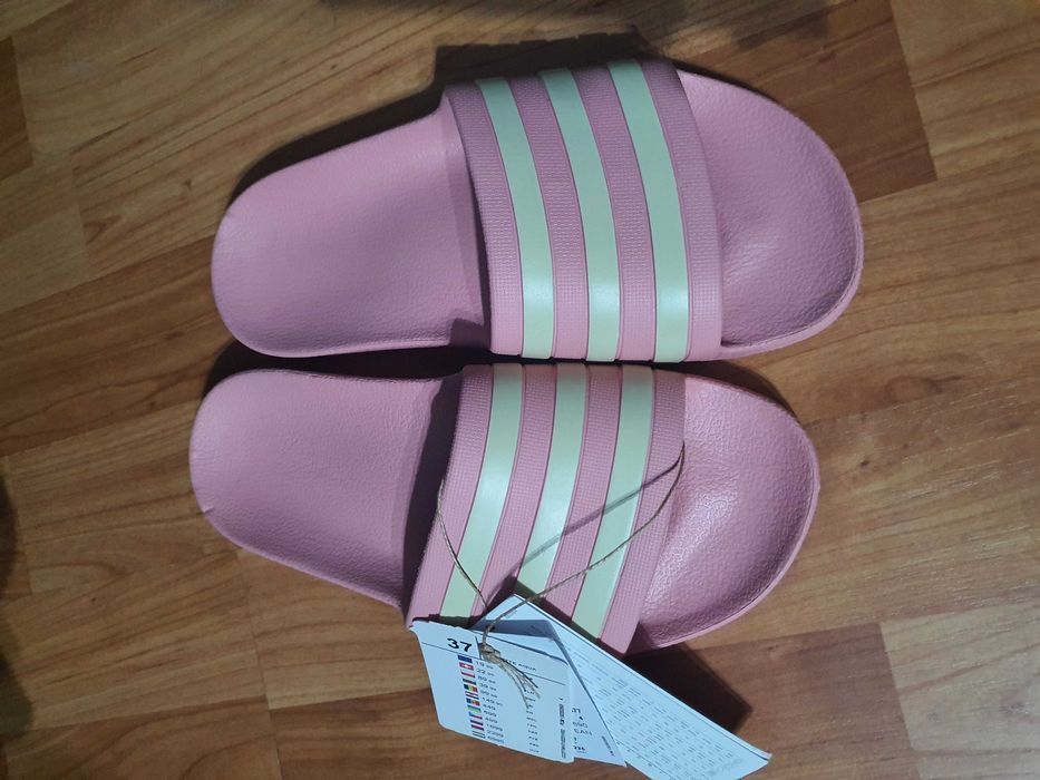 Papuci Adidas Adilette aqua, roz, 37, noi