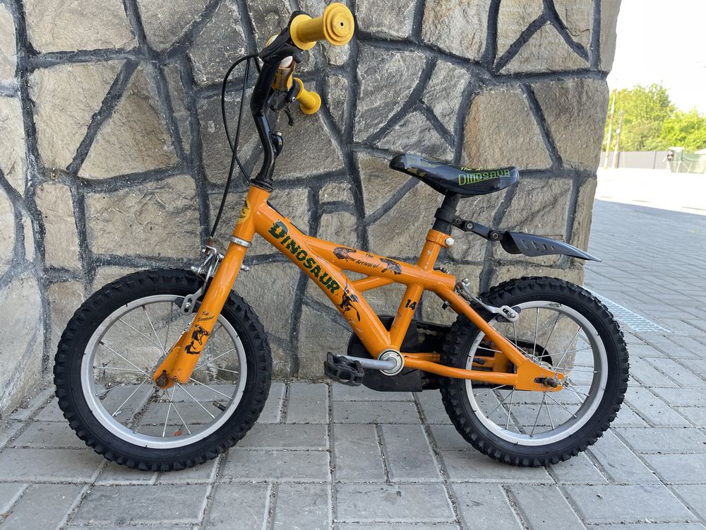 Bicicleta copii dinosaur roti 14”