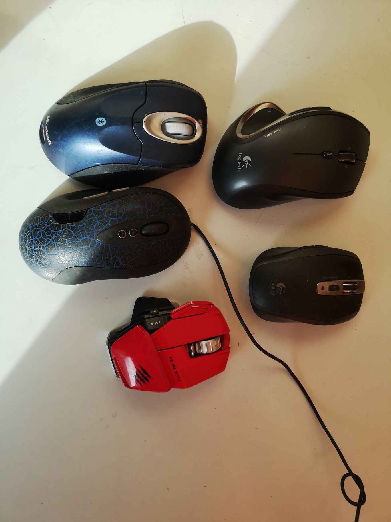 mouse gaming logitech razer mad catz roccat