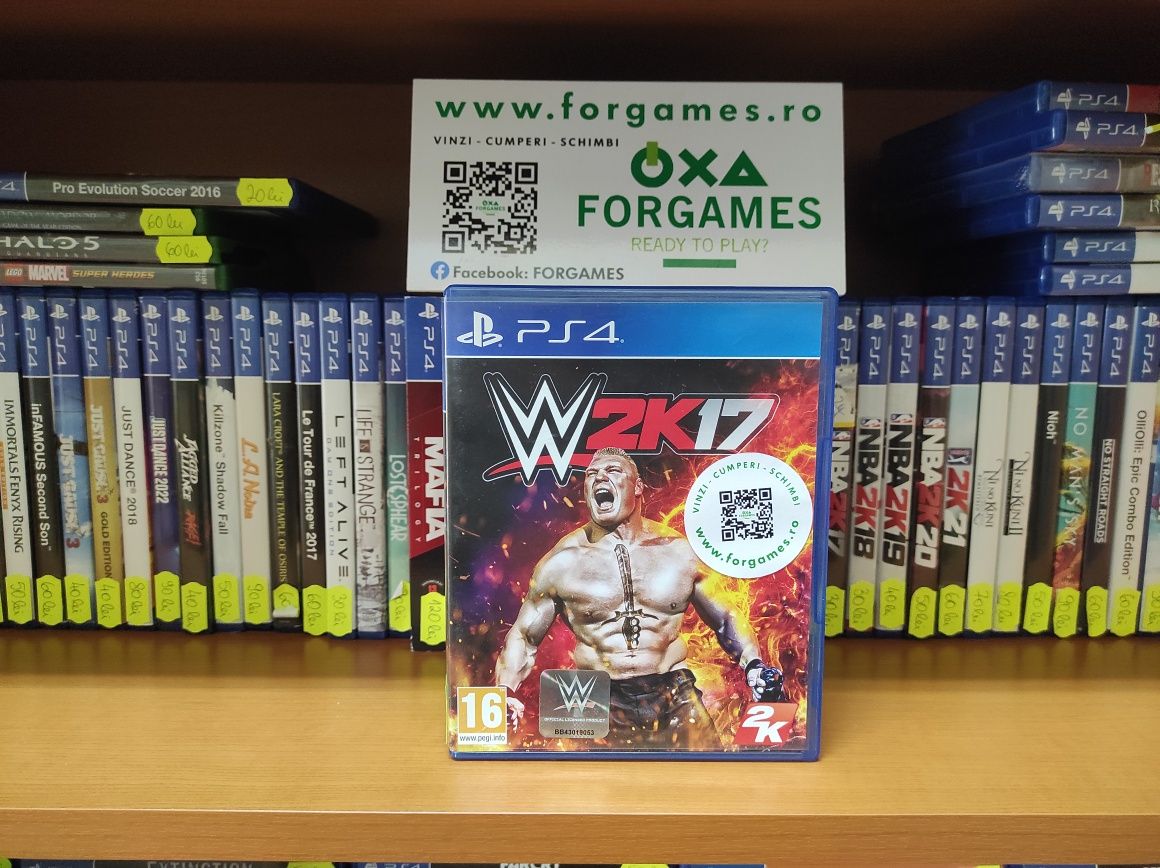 Vindem jocuri PS4 WWE 2k17 PS4 Forgames.ro