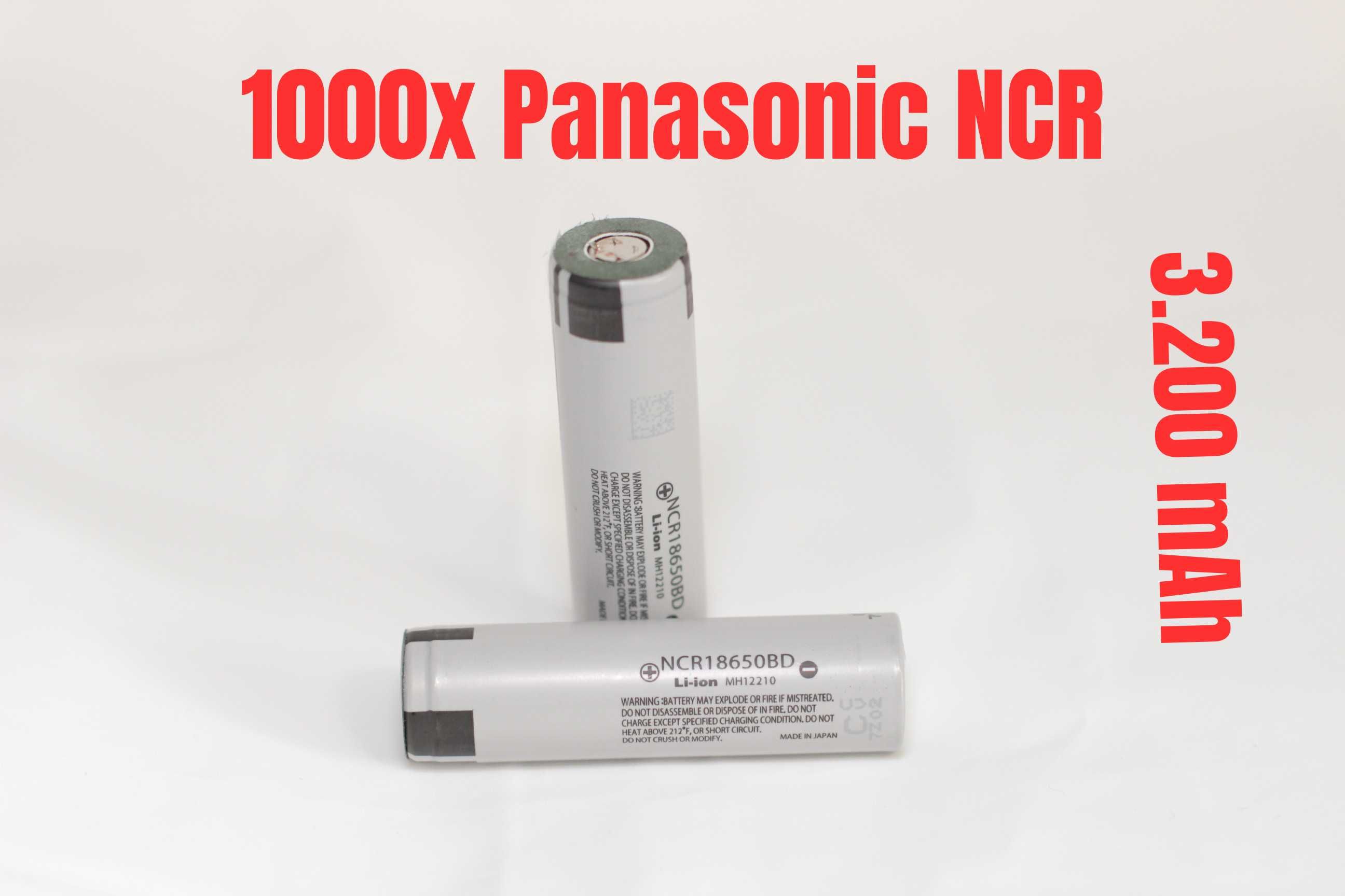 1000 x Panasonic NCR 3200 mAh, 10A, factura si garantie