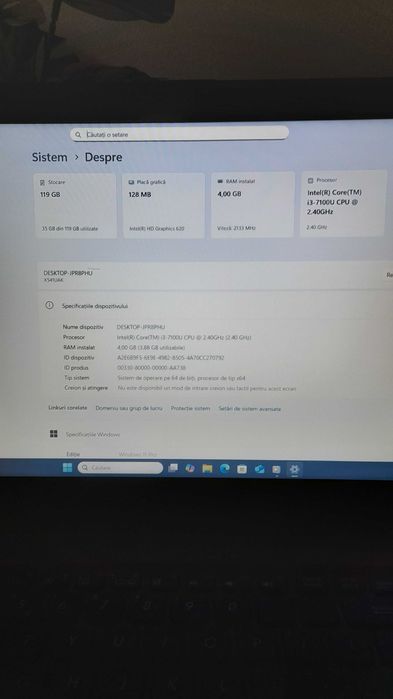 Laptop Asus X541UAK cu ssd + Windows 11 pro