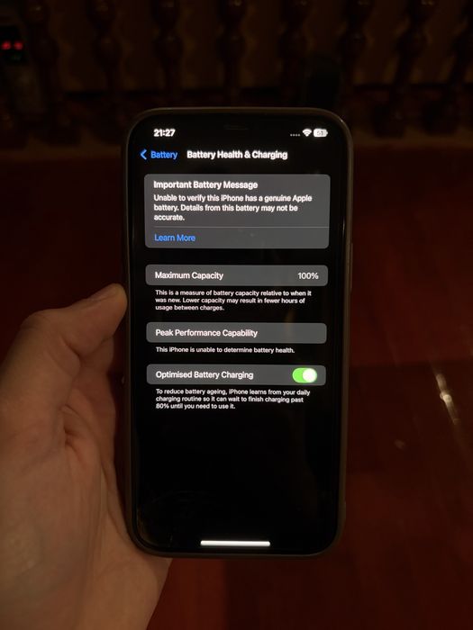 iPhone 12 Pro Max display spate spart