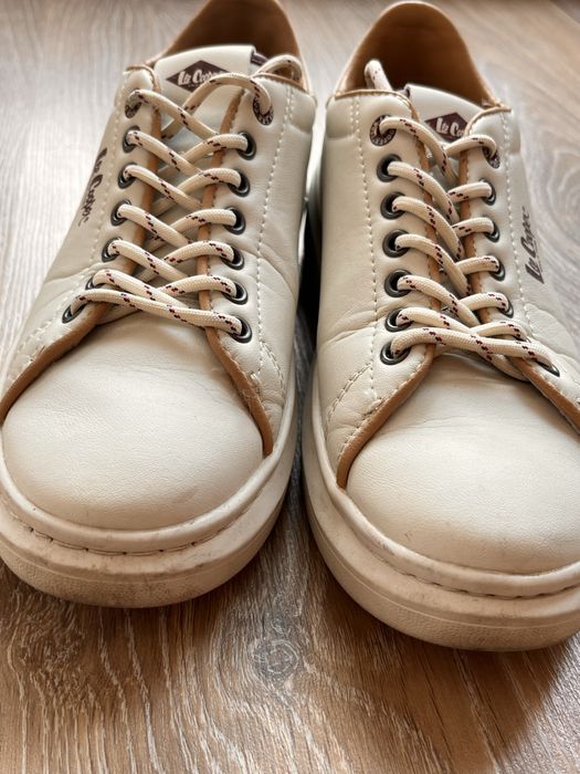 Оригинални дамски обувки / маратонки Lee Cooper, цвят - бежов