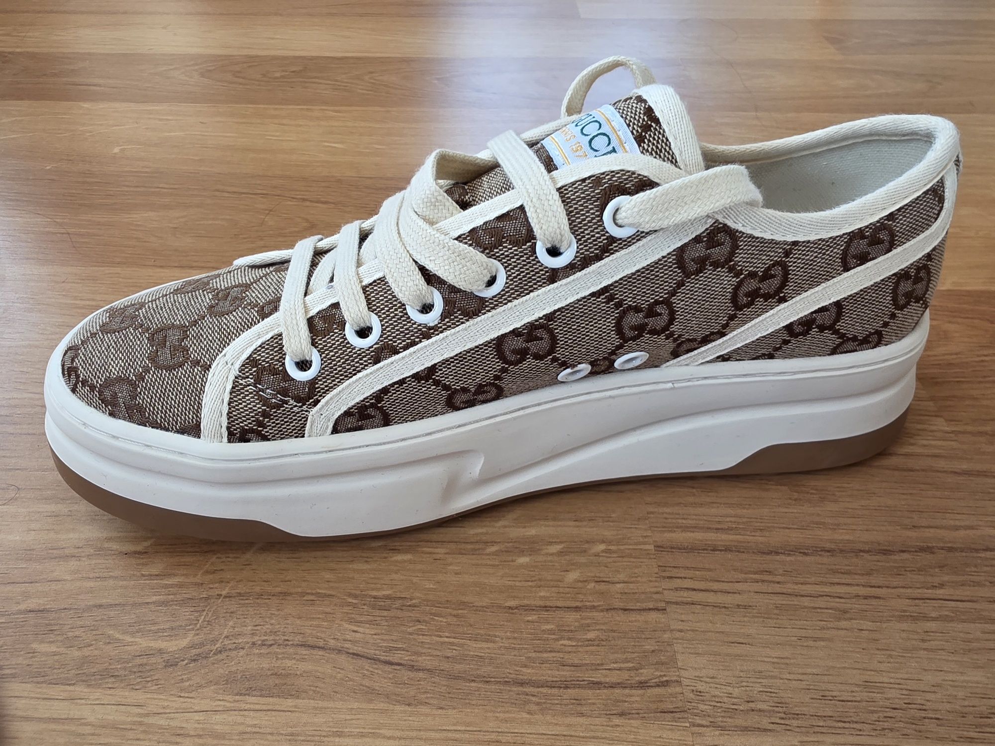Gucci GG jacquard sneakers