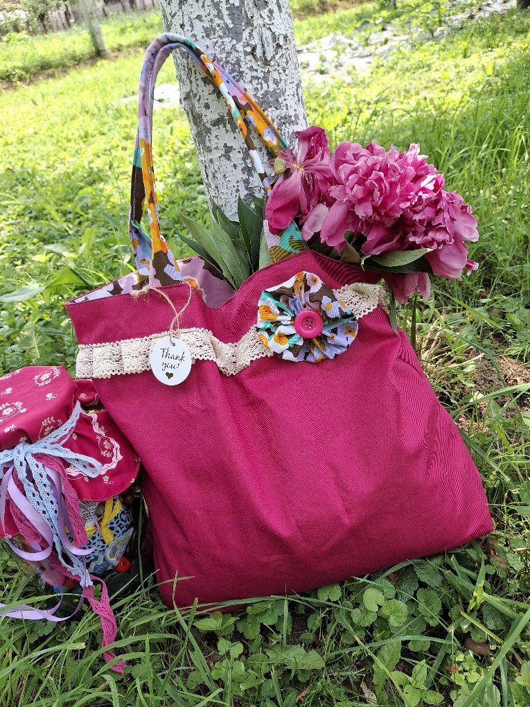 Vând sacoșă handmade