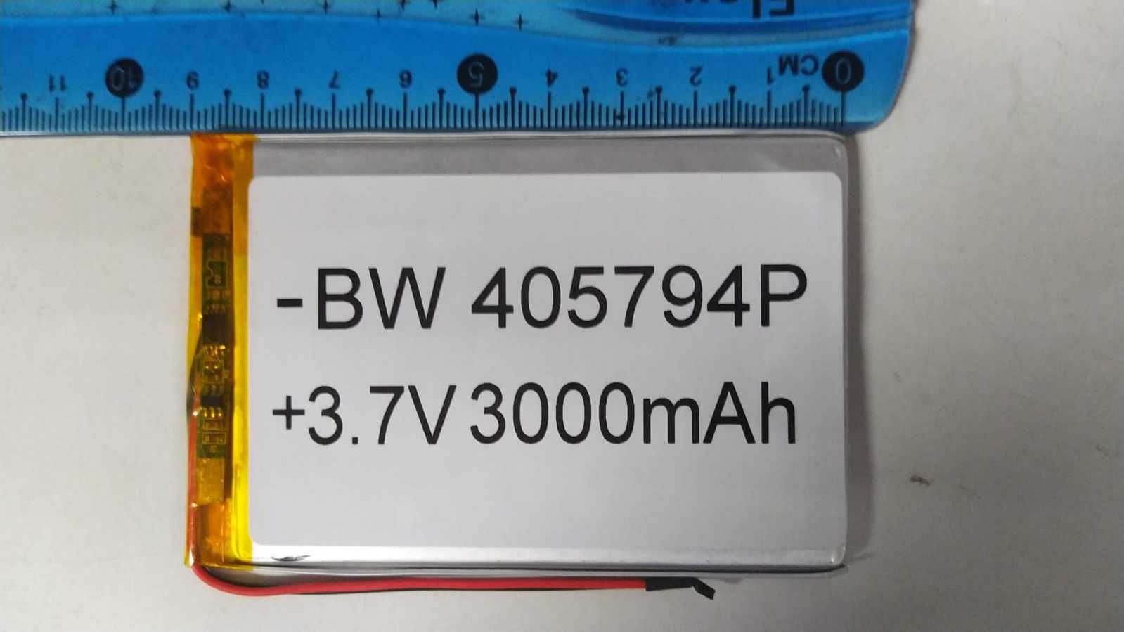 Литий-полимерный аккумулятор BW405794P (90X59X4mm) 3,7V 3000 mAh