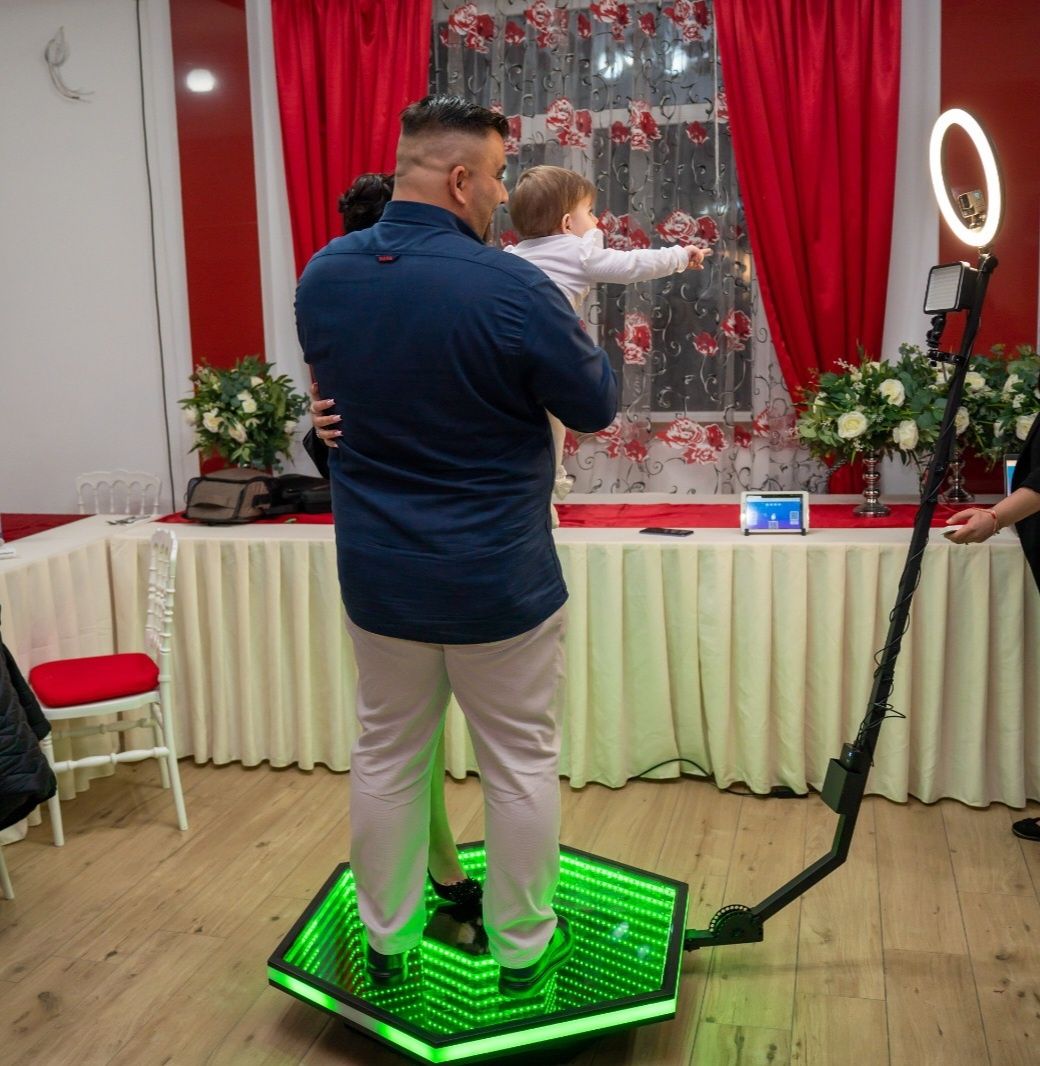 Cabina foto,Platforma  selfie video 360,Fum greu,Tort de shot-uri,foto