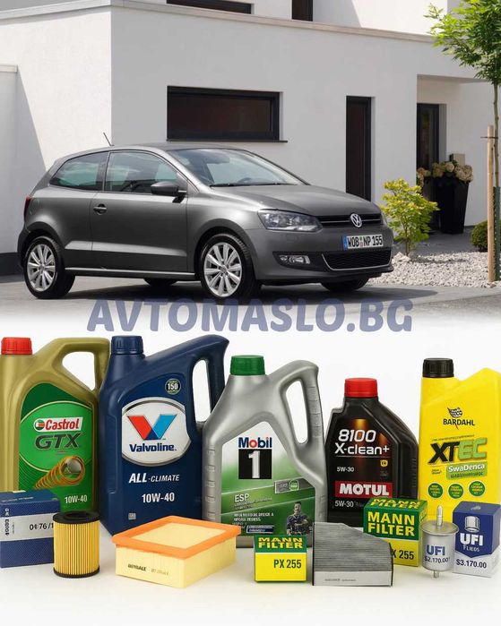 Комплект Масло и Филтри VW Polo V 1.2TSI 90кс. CJZC поло