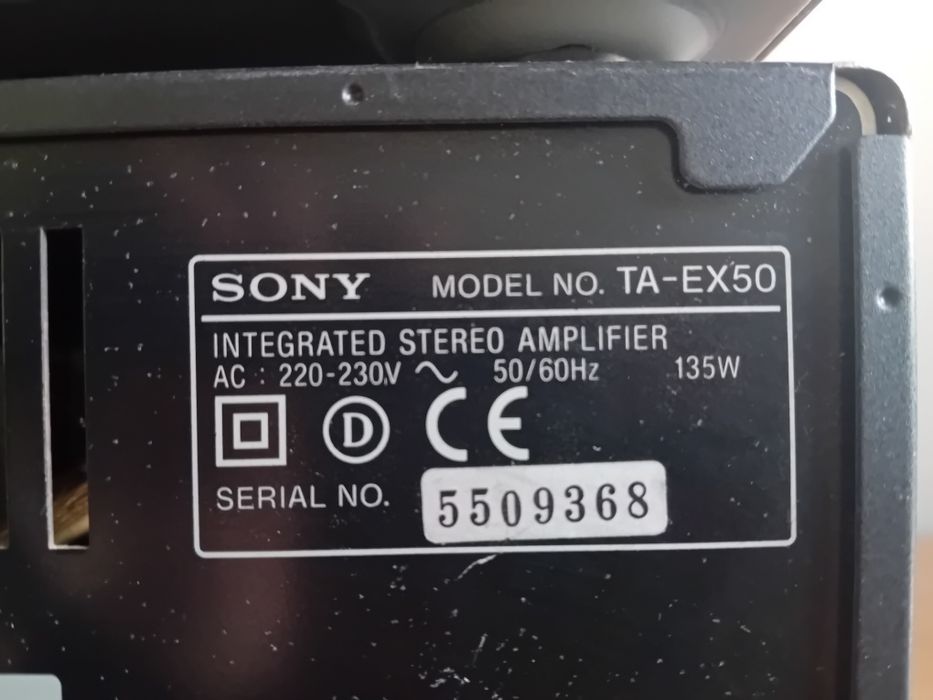 Cd și amplificator Sony.  Sistem audio Sony
