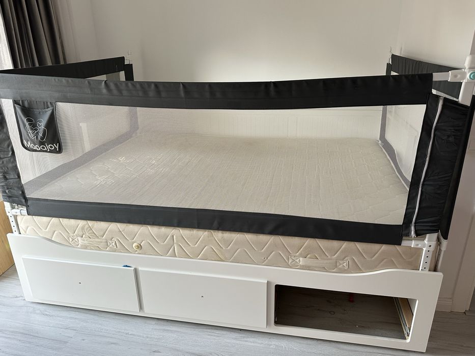 Plase protectie pliabile, pat copii