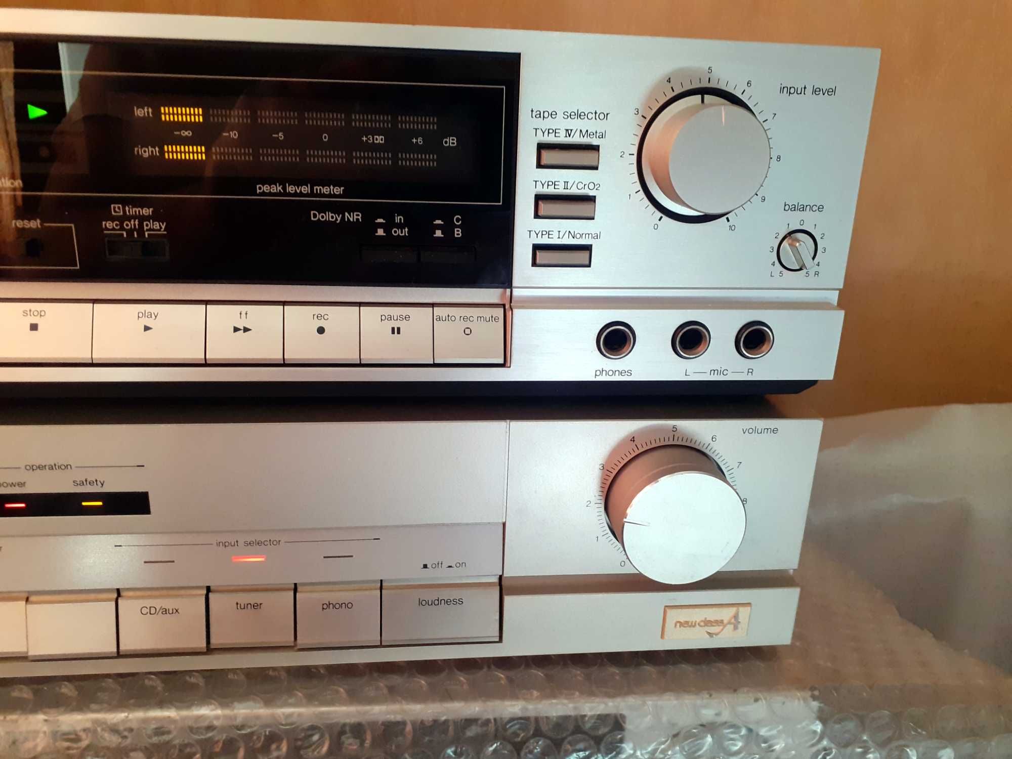 Дек и усиловател Technics - комплект като нови.  ПРОМОЦИЯ.