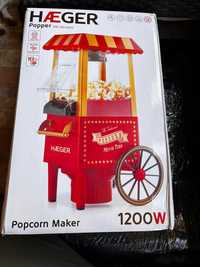 Aparat de facut popcorn, HAEGER PM-120.001A,1200W,Cu roti nou