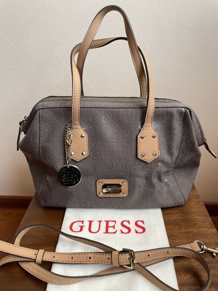 Geanta GUESS Originala gri