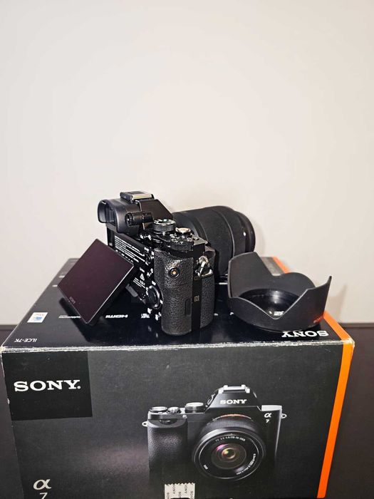 APARAT FOTO Sony A7 Mirrorless FULL FRAME 24 MP +Obiectiv FE 28-70 OSS