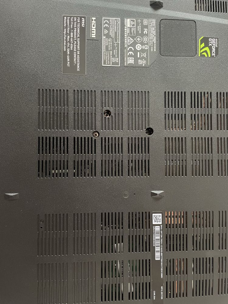 Laptop gaming MSI GP72MX Leopard-1214 17.3”