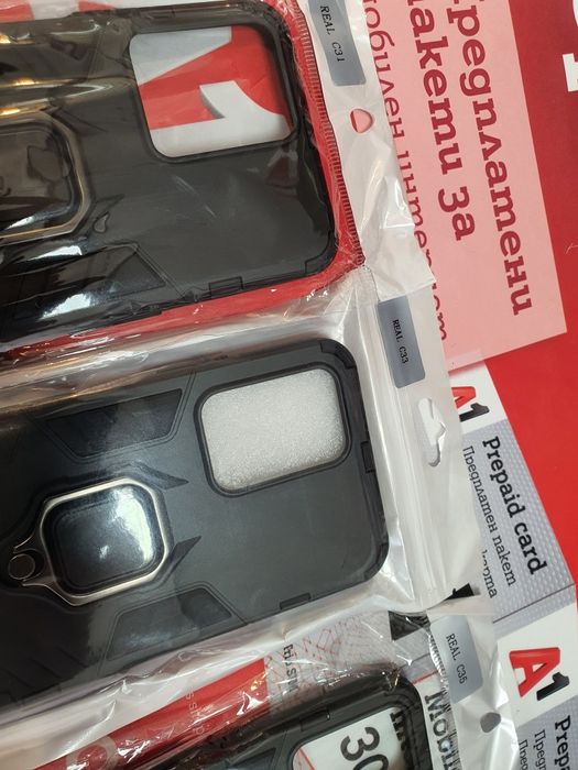Realme C53,Realme C35,Realme C33,Realme C31 удароустойчив кейс с ринг