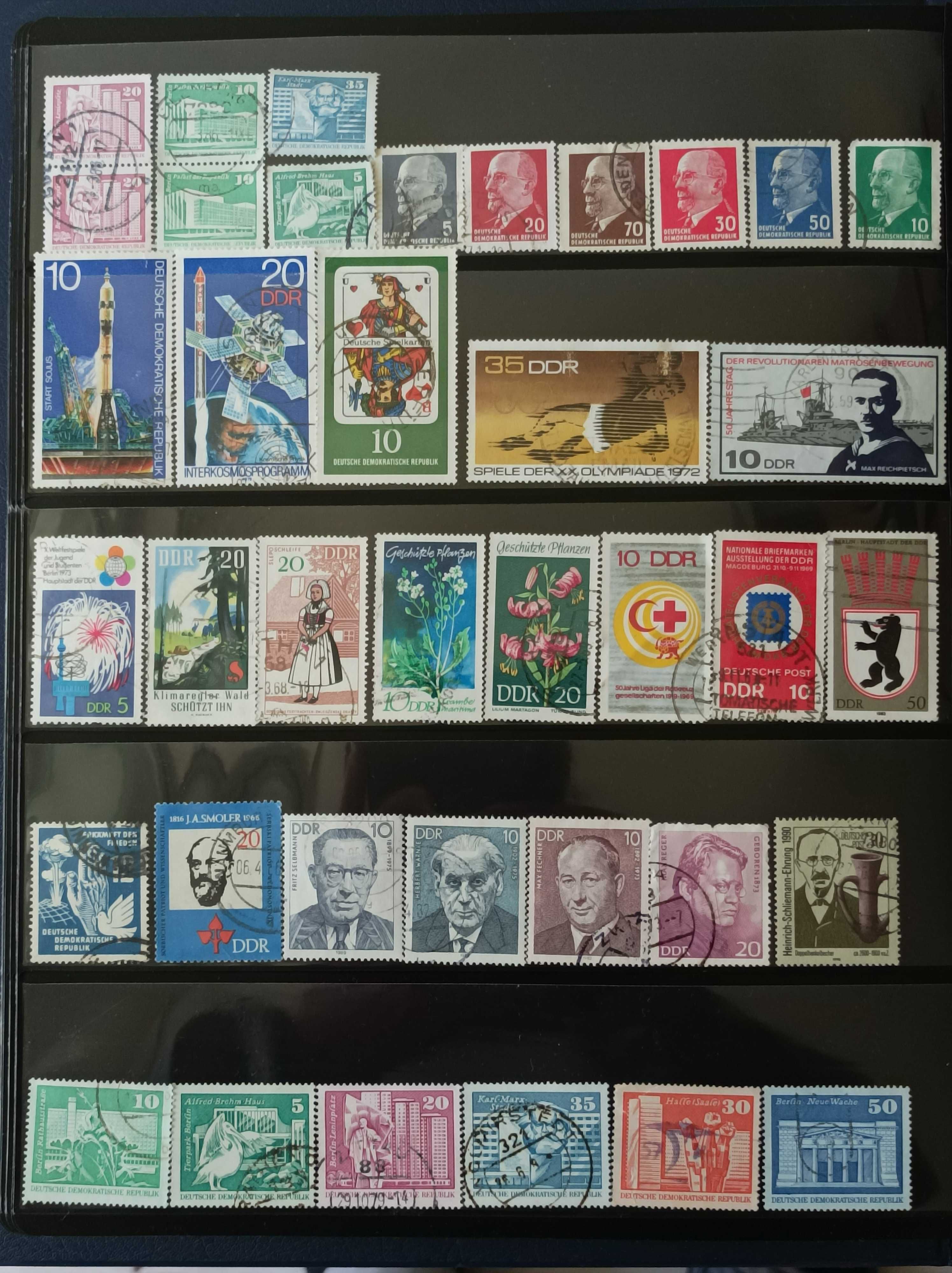 Колекции пощенски  марки от бившите ГДР и СССР