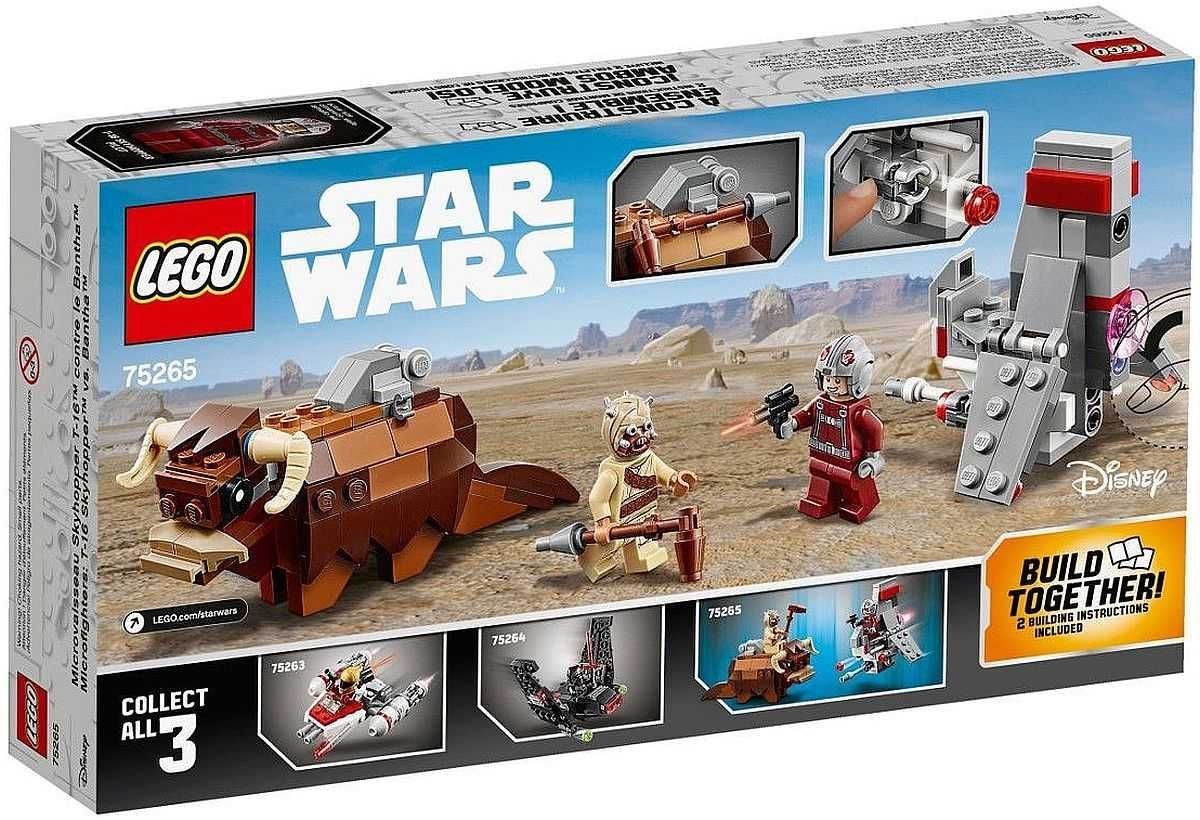 НОВО Lego Star Wars - T-16 Skyhopper vs Bantha Microfighters (75265)