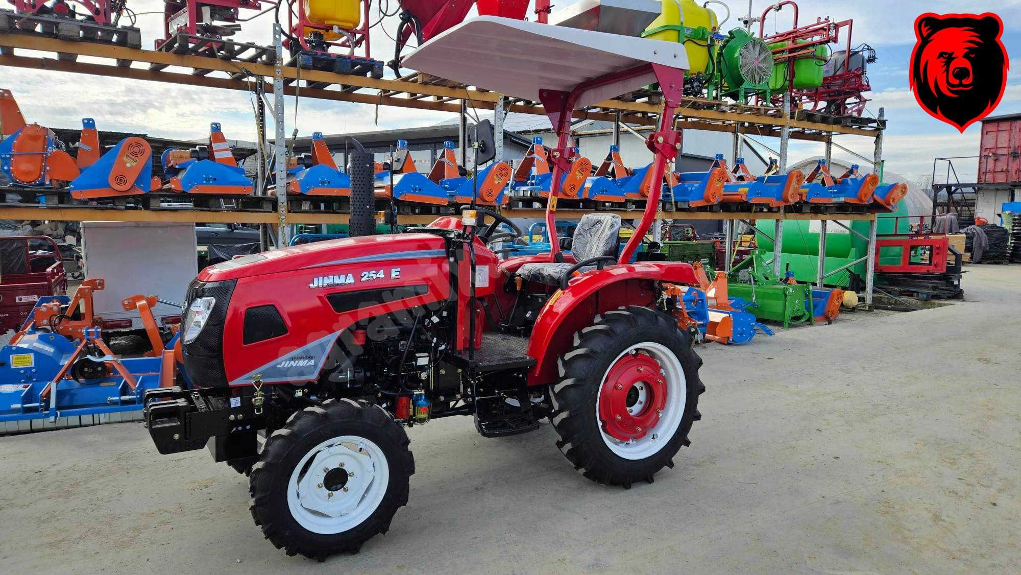 Tractor Jinma nou 25CP cu acoperis cu CIV 4X4