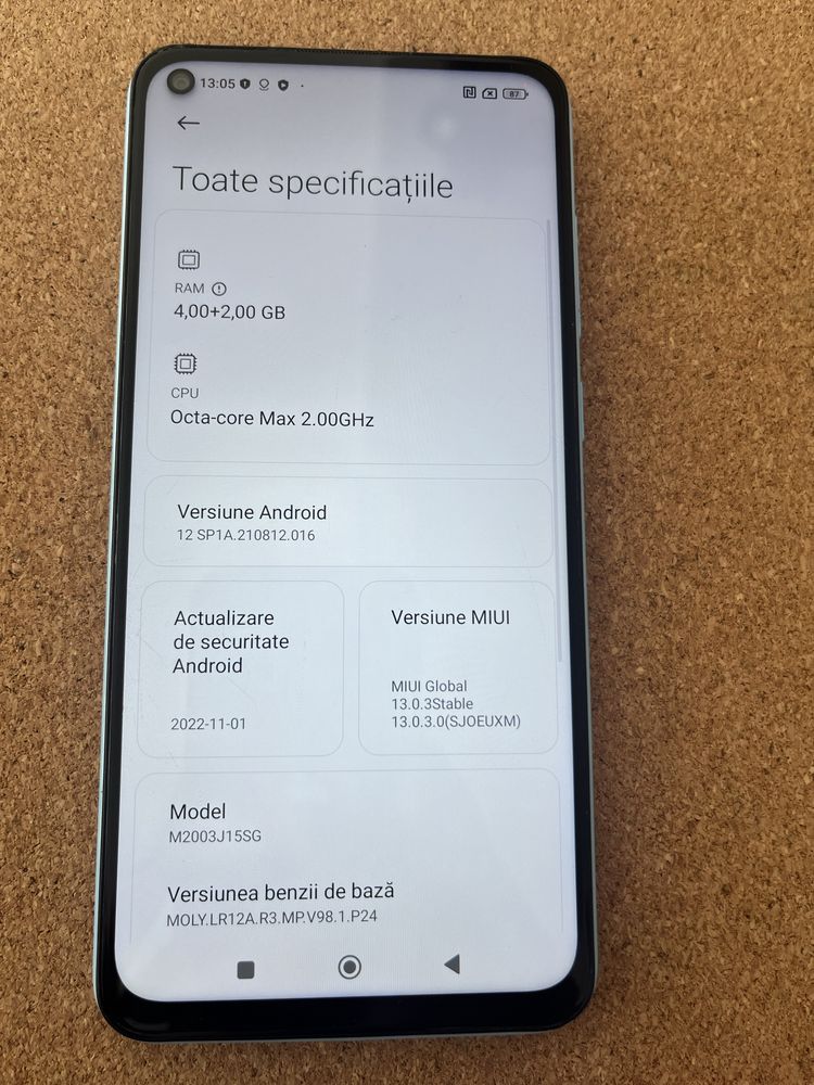 Xiaomi Redmi Note 9 128 Gb ID-kei564