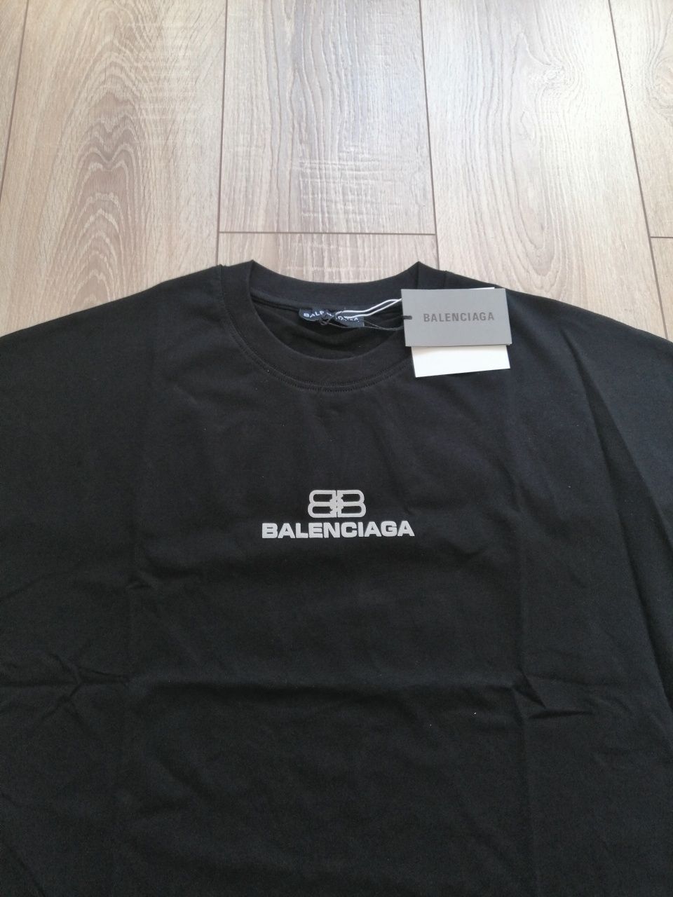 Balenciaga мъжки тениски в бял и черен цвят M XXL