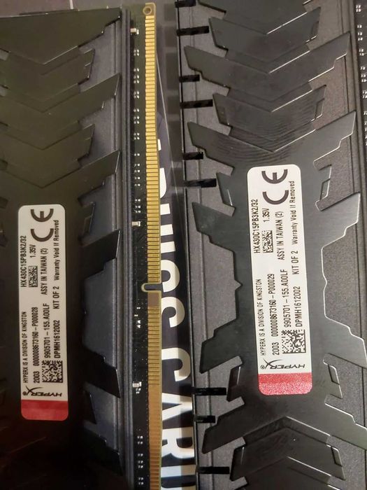 32GB DDR4 G.Skill Ripjaws, Corsair Vengance, Crucial, HyperX, 3000Mhz