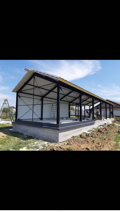 Construim hale, case si spatii comerciale, structuri metalice la cheie