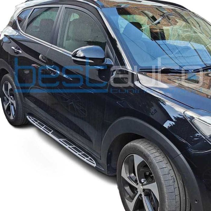 Алуминиеви Степенки за прагове за Hyundai Tucson III (2015-2018)