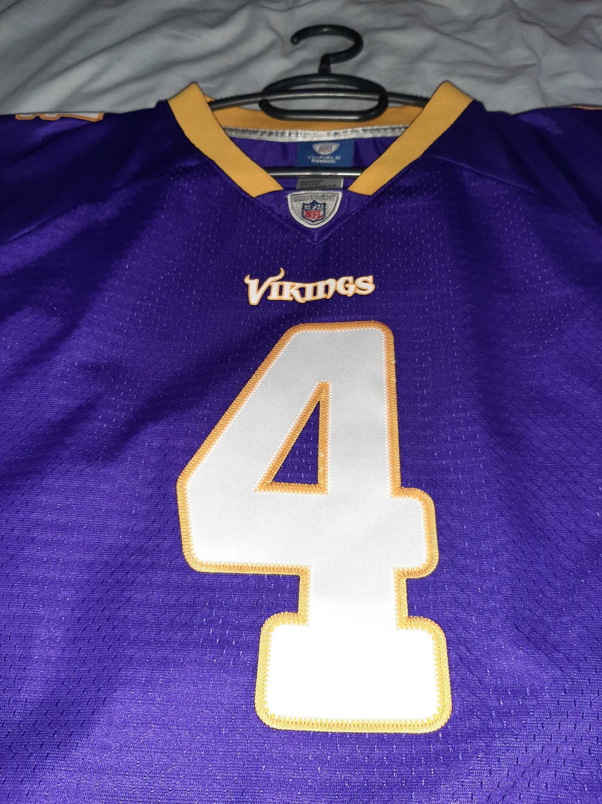 NFL Vikings jersey Brett Favre 4 / Оригинален екип НФЛ Фавр 4