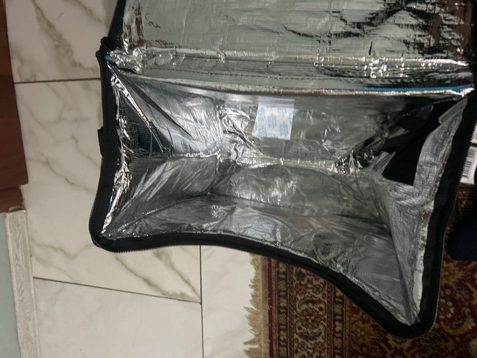 Wolt термосумка сини и удобный