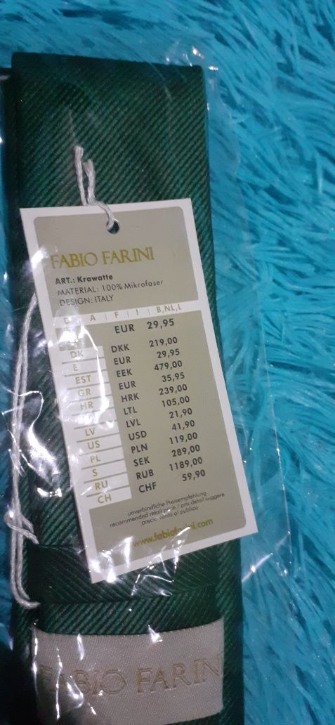 cravata Fabio Farini billiard green