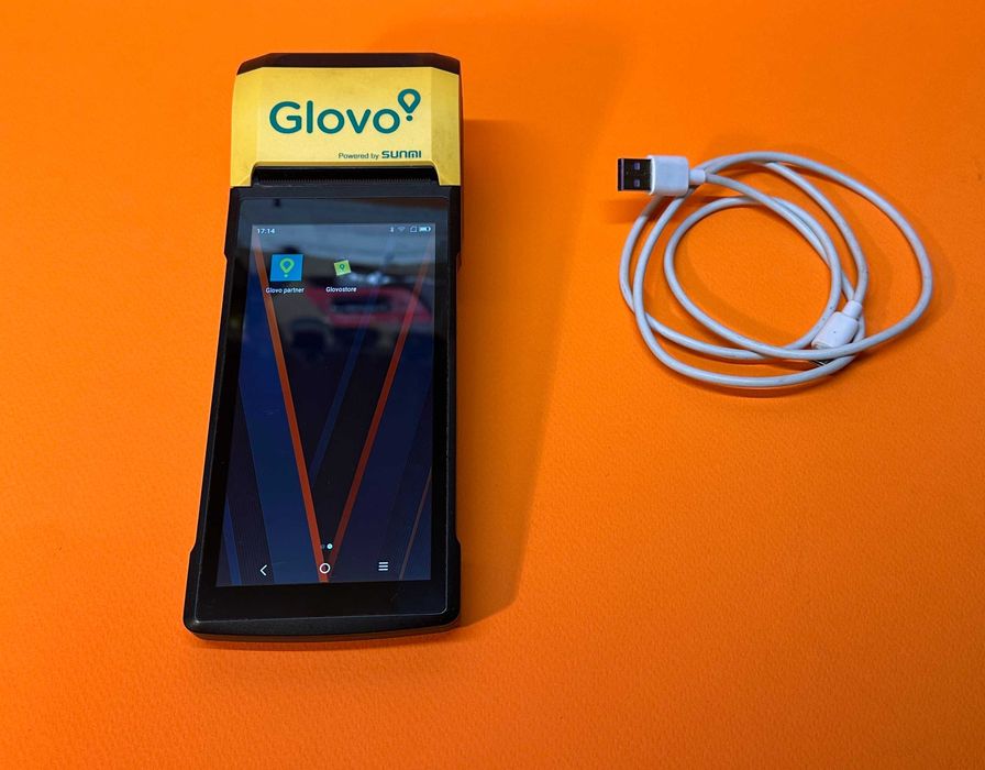 Постерминал Sunmi Pos V2 WIFI +4G Отключен готов за работа