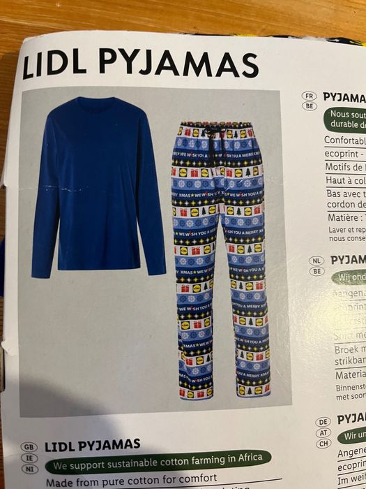 LIDL коледна мъжка пижама