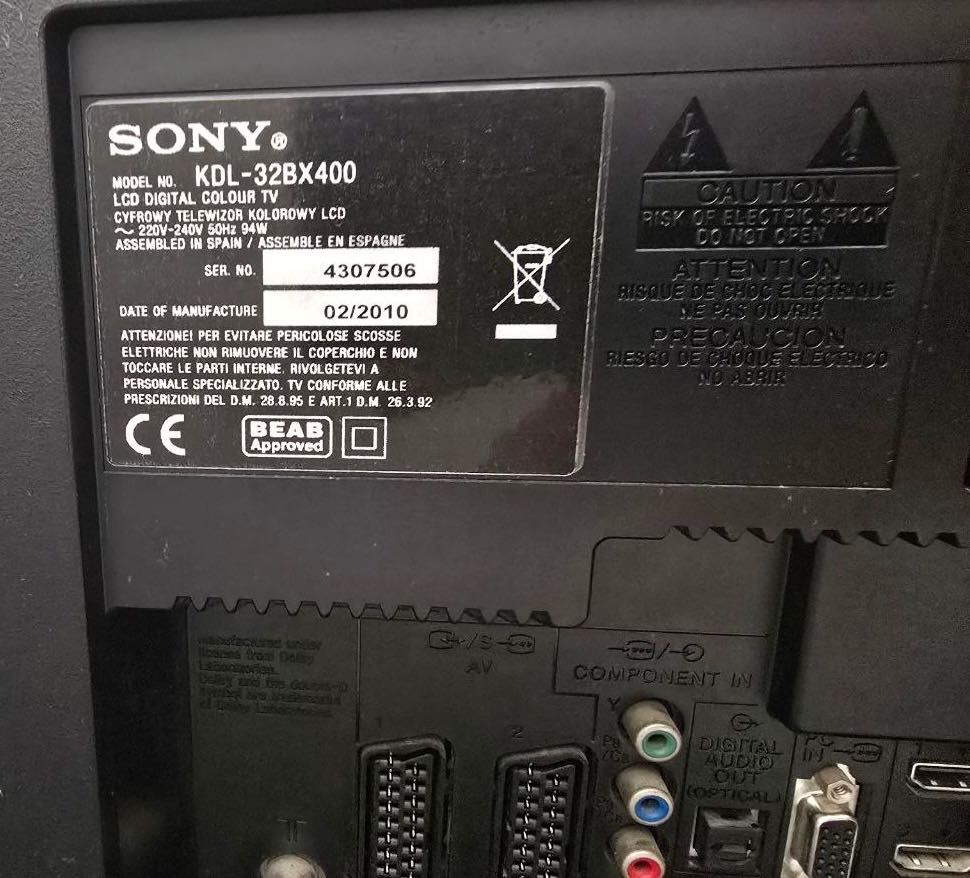 Телевизор Sony BRAVIA KDL-32BX400