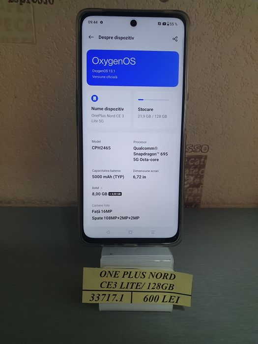One plus nord CE 3 lite 128gb(cdc)