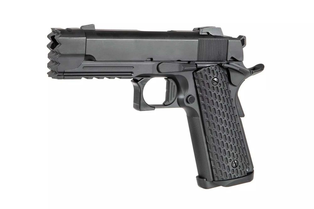 Pistol Airsoft 3308 Strike Warrior COLT 1911 Green Gas GBB F.Metal Nou
