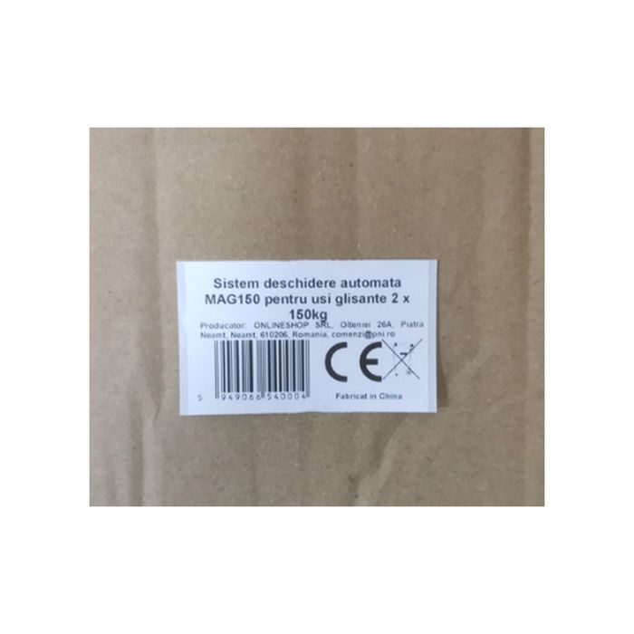 Sistem deschidere automata MAG150 pentru usi glisante 2 x 150kg