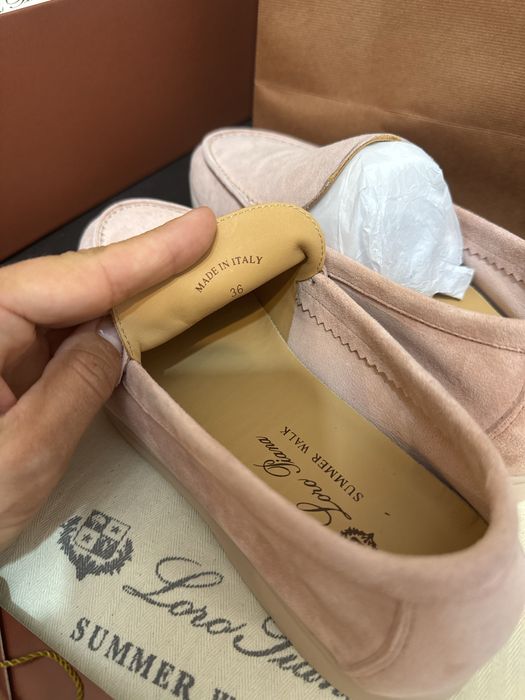 Mocasini Loro Summer Walk - size 37,38/piele natur fina/video(Chanel)