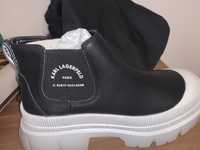 KARL LAGERFELD Sneakers KL62210 Black/White Lthr