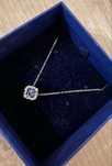 lantisor swarovski placat cu rodiu
