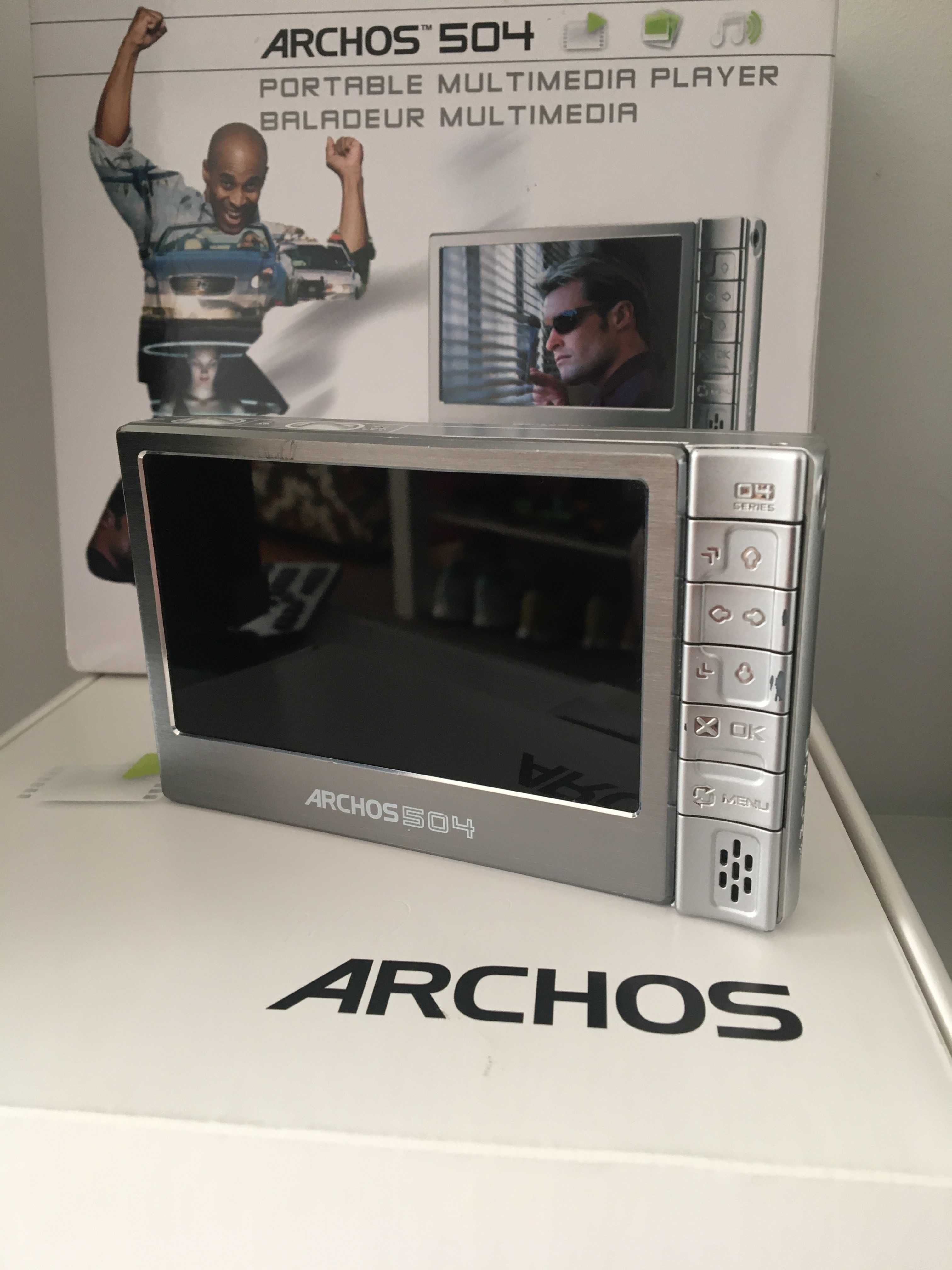 Archos 504 Multimedia Player 80 gb video/audio în ambalajul original